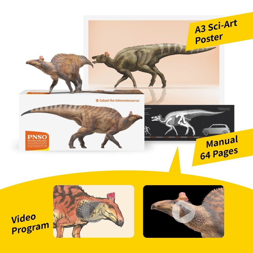 PNSO 2024 Zabad Edmontosaurus dinosauro in scala 1:35