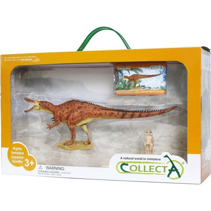 CollectA 84129 Baryonyx Deluxe 1:40 Scale Box set - Modello di Dinosauro mov jaw