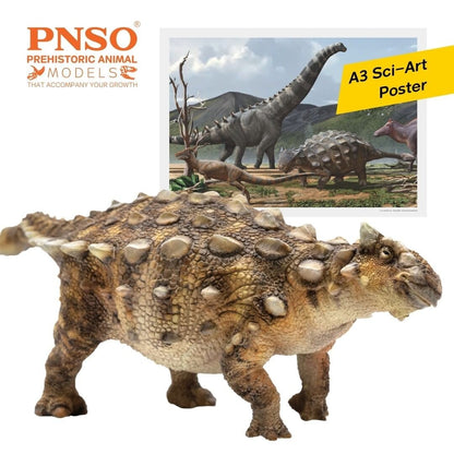 PNSO 2021 Sede Ankylosaurus dinosauro in scala 1:35