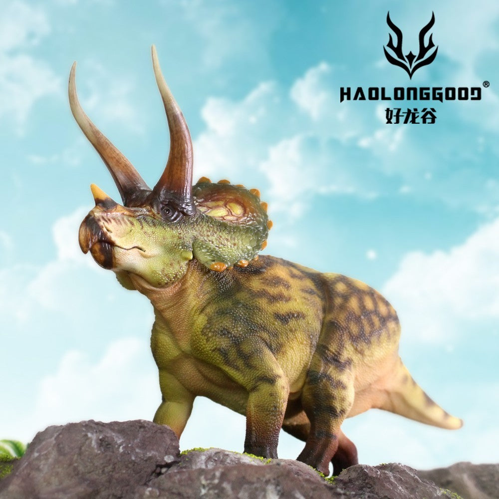 HLG 127-128 Triceratops Haolonggood - modello dinosauro 1:35 - 2 colorazioni
