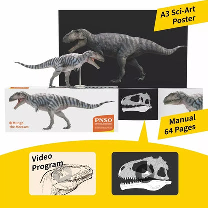 PNSO 2023 Mungo il Meraxes gigas dinosauro in scala 1:35 - mandibola mobile