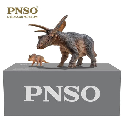 PNSO 2022 Torosaurus Aubrey & Dabei dinosauro linea museale in scala 1:35