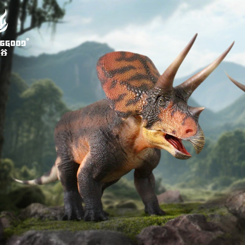 Haolonggood 179  Torosaurus Shan Xiong Xin - modello di dinosauro scala 1:35