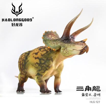 HLG 127-128 Triceratops Haolonggood - modello dinosauro 1:35 - 2 colorazioni