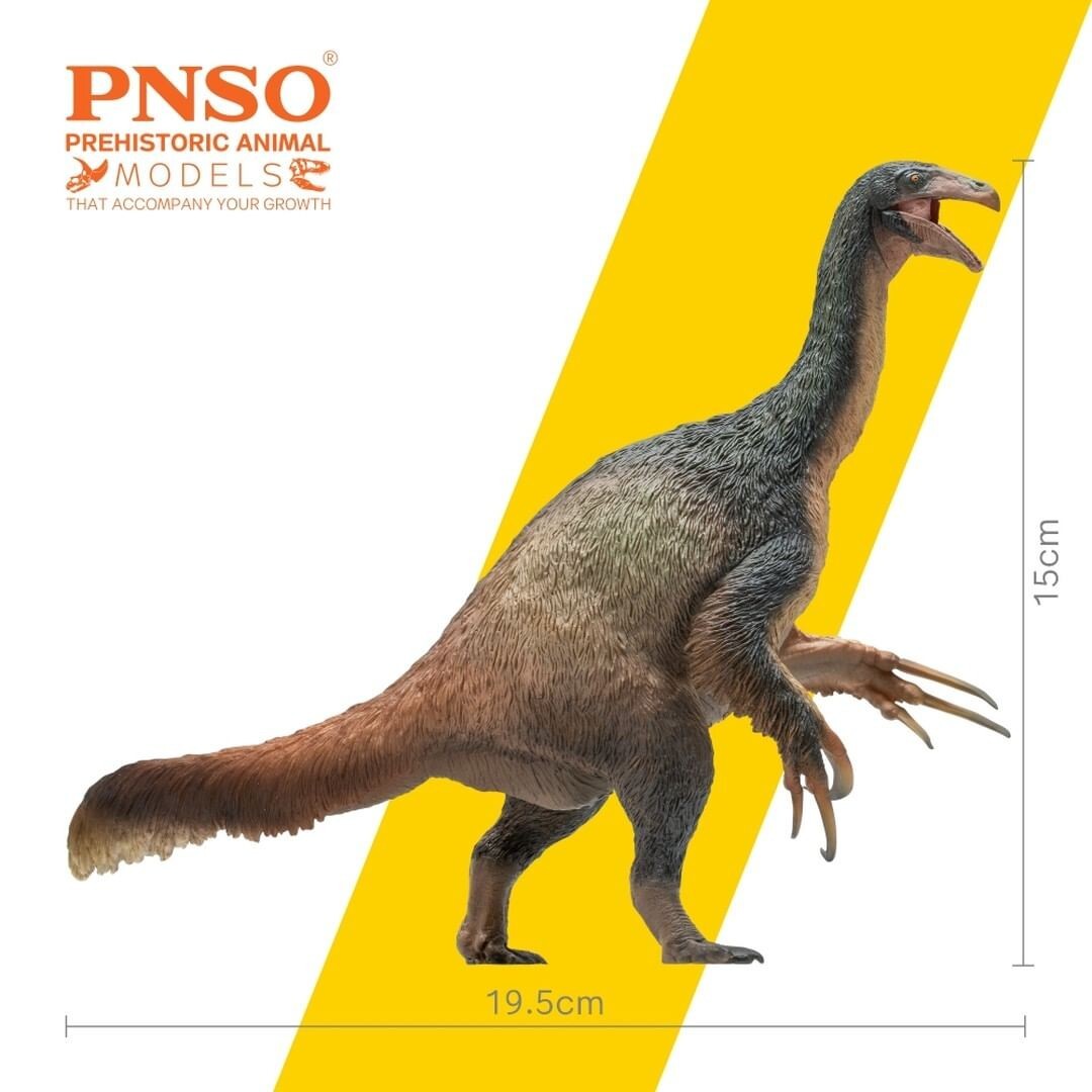 PNSO 2022 Qingge lo Therizinosaurus dinosauro in scala 1:35 - mandibola mobile