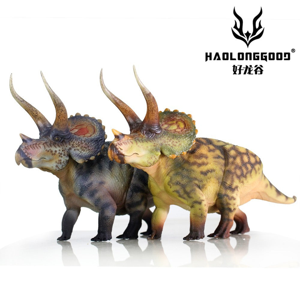 HLG 127-128 Triceratops Haolonggood - modello dinosauro 1:35 - 2 colorazioni