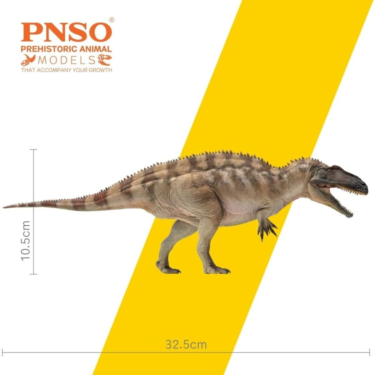 PNSO 2022 Fergus Acrocanthosaurus dinosauro in scala 1:35 - mandibola mobile