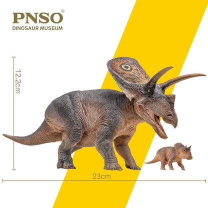 PNSO 2022 Torosaurus Aubrey & Dabei dinosauro linea museale in scala 1:35
