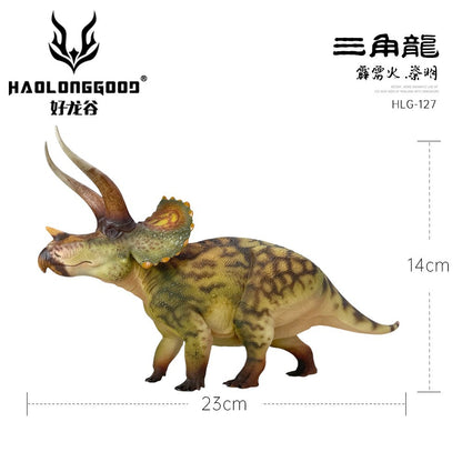 HLG 127-128 Triceratops Haolonggood - modello dinosauro 1:35 - 2 colorazioni