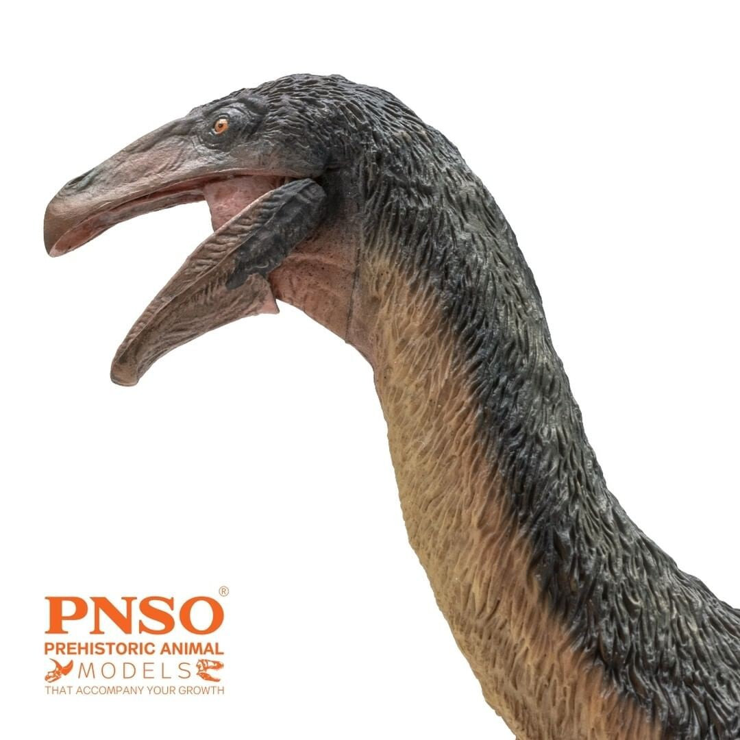 PNSO 2022 Qingge lo Therizinosaurus dinosauro in scala 1:35 - mandibola mobile