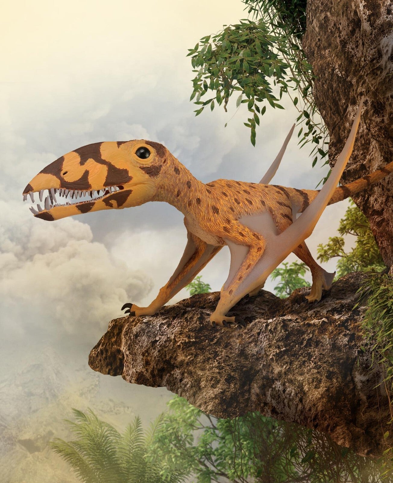 CollectA 88798 Dimorphodon Deluxe Modello con mandibola movibile - pterosauro