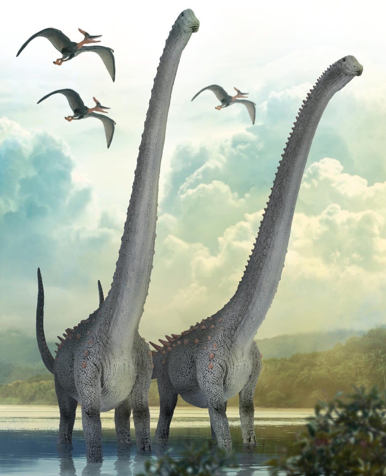 CollectA 88971 2023 Ruyangosaurus Deluxe 1:100 Scale Modello Dinosauro sauropode