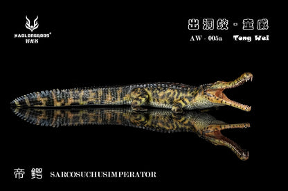 Haolonggood AW 005a Sarcosuchus imperator Tong Wei - coccodrillomorfo scala 1:35