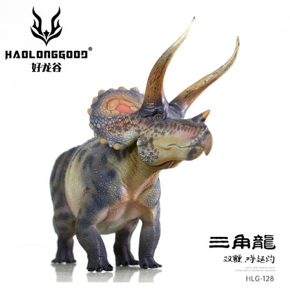 HLG 127-128 Triceratops Haolonggood - modello dinosauro 1:35 - 2 colorazioni