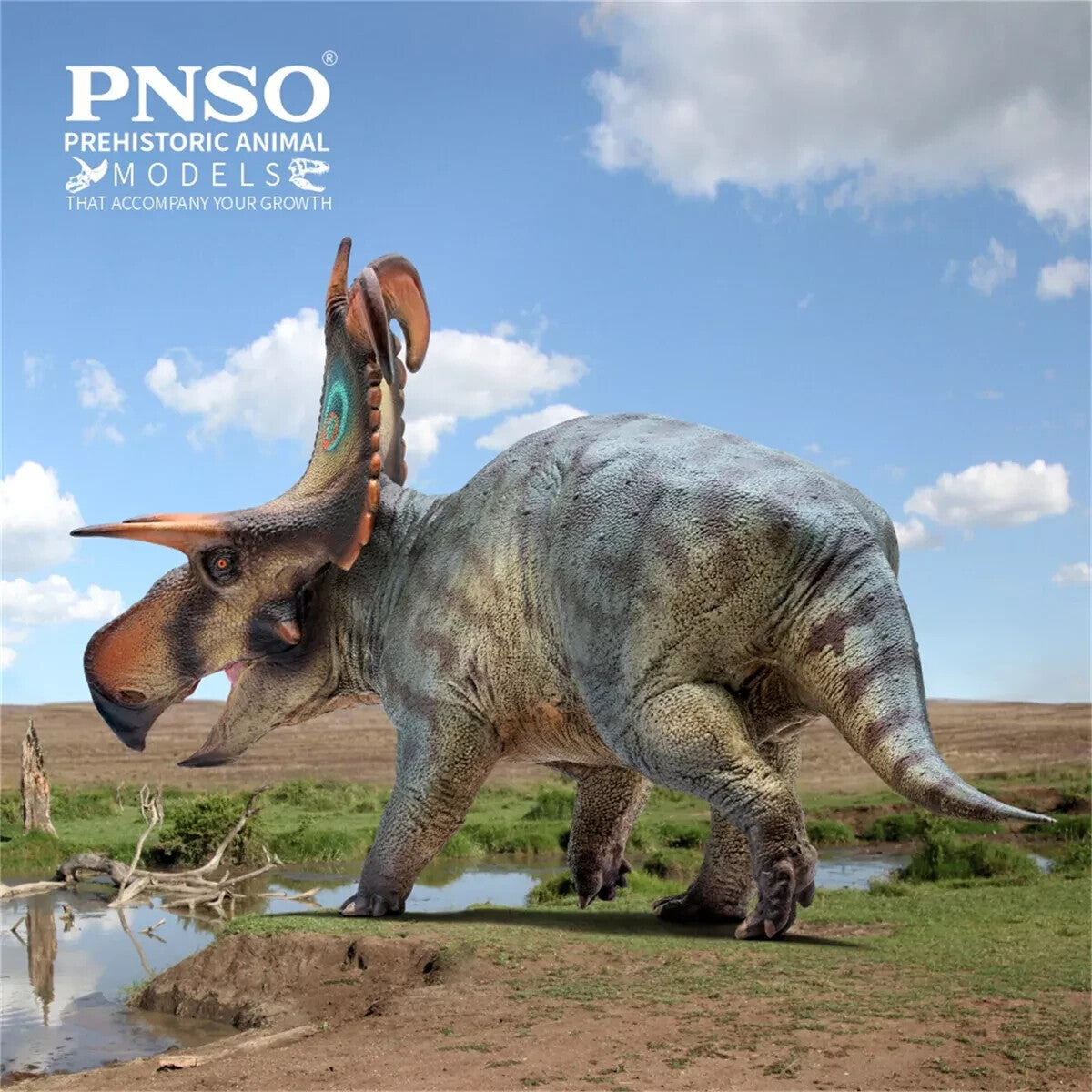 PNSO 2024 Frederik the Lokiceratops - modello di dinosauro in scala 1:35