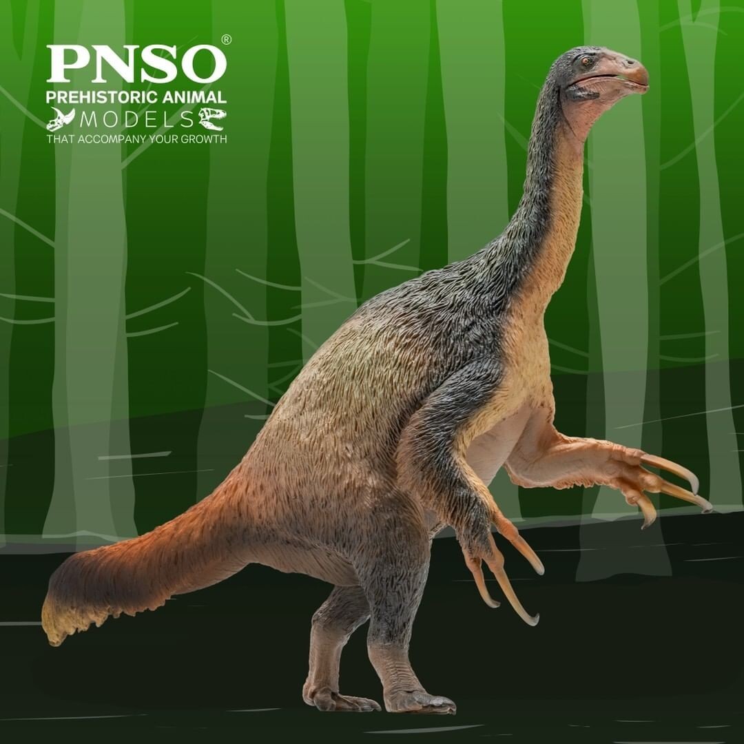 PNSO 2022 Qingge lo Therizinosaurus dinosauro in scala 1:35 - mandibola mobile