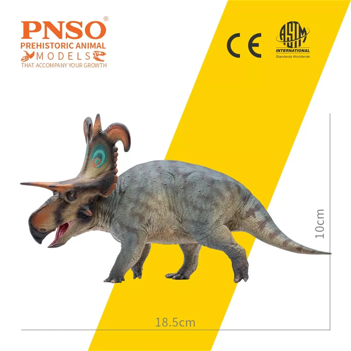 PNSO 2024 Frederik the Lokiceratops - modello di dinosauro in scala 1:35