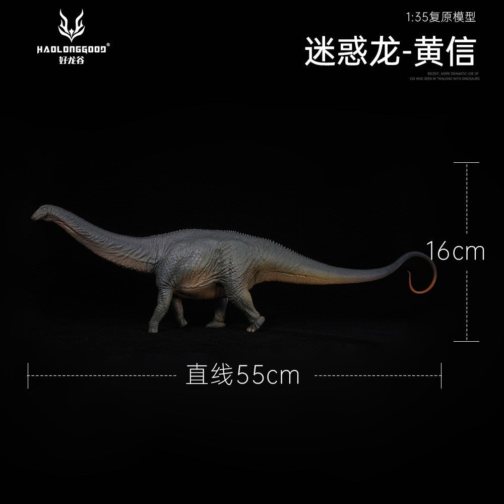 HLG Apatosaurus HuangXin Haolonggood - modello di dinosauro scala 1:35
