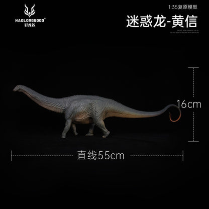 HLG Apatosaurus HuangXin Haolonggood - modello di dinosauro scala 1:35