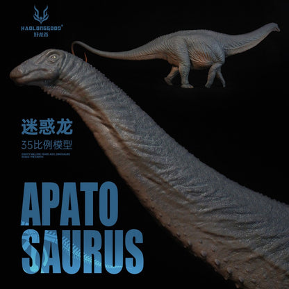 HLG Apatosaurus HuangXin Haolonggood - modello di dinosauro scala 1:35