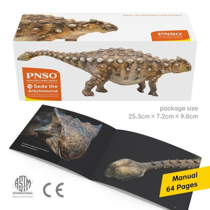 PNSO 2021 Sede Ankylosaurus dinosauro in scala 1:35