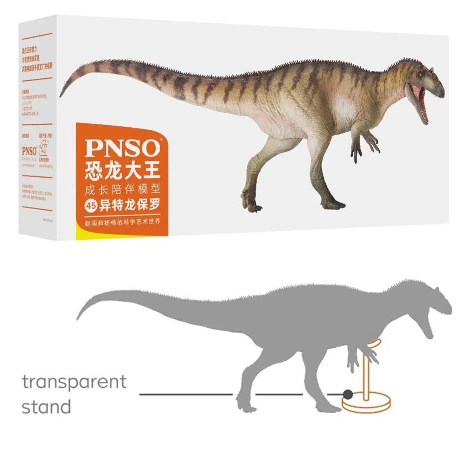 PNSO 2021 Paul l'Allosaurus - dinosauro in scala 1:35 - mandibola mobile
