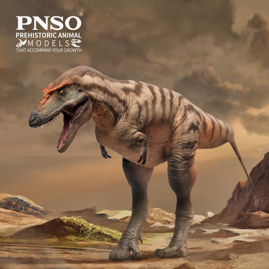 PNSO 2023 Tristan il Gorgosaurus dinosauro in scala 1:35 - mandibola mobile