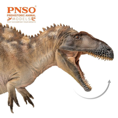 PNSO 2022 Fergus Acrocanthosaurus dinosauro in scala 1:35 - mandibola mobile
