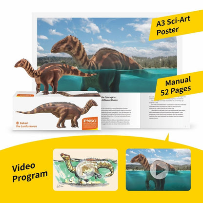 PNSO 2025 Bakari il Lurdusaurus - dinosauro in scala 1:35