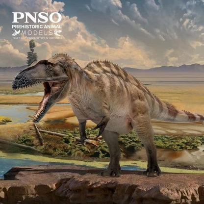PNSO 2022 Fergus Acrocanthosaurus dinosauro in scala 1:35 - mandibola mobile